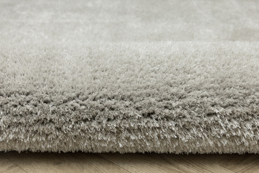 Wykładzina Luksusowa Shaggy Silky 72 Srebrzysty Szary szerokość 4 m