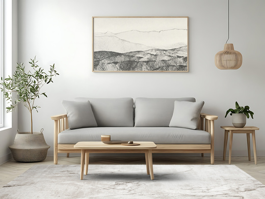 Dywan Nantes NT071A Vizon/Vizon Szarobeżowy Marmur