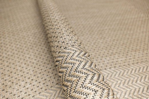 Dywan Antypoślizgowy Sznurkowy Flex 19242/P01 Beż Krem Jodełka