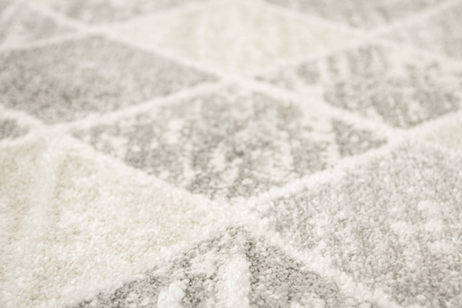 Chodnik Loris G179B Cream/Beige Szary Beż Romby szerokość 70 cm