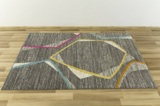 Dywan EMILY 2326A yellow/d.gri