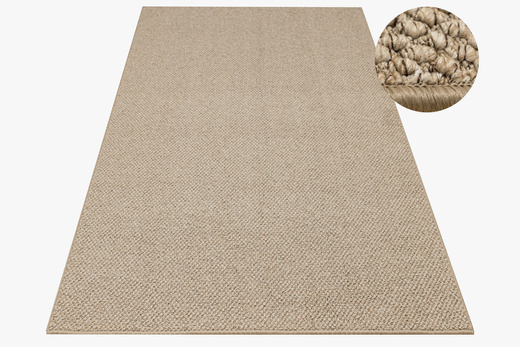 Dywan Pętelkowy Cheddar 64 Beż Gruby Splot