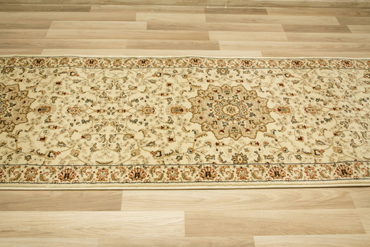 Chodnik Super Rose D373A cream/cream Krem Beż Ornament szerokość 80 cm