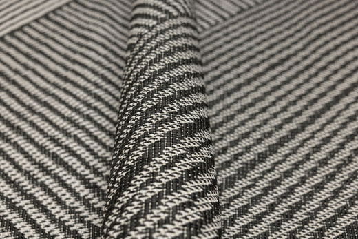 Dywan Dwustronny Sznurkowy Brussels 205942/10120 Night Antracyt Szary Trójkąty Outdoor