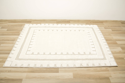 Dywan Shaggy Lula Soft IM41A Krem Beż Ramka