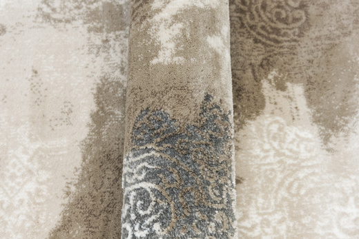 Okrągły Dywan Galya GAK11C grey/brown Beż Szary Boutique