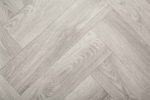 Wykładzina PCV Supertex Giuliano 593 Deski Szara Jodełka szerokość 1 m