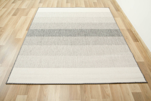 Dywan Dwustronny Sznurkowy Brussels 205248/10010 silver pasy Outdoor