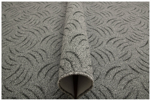 Wykładzina Presto 74 Melanż Srebrzysty Szary Czarny szerokość 4 m