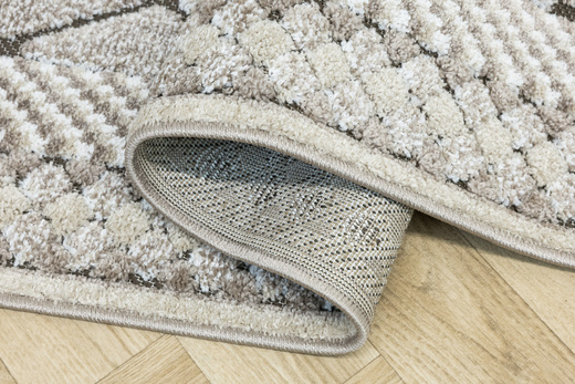 Chodnik Fashion 32009/120 Romby Krem Beż szerokość 80 cm