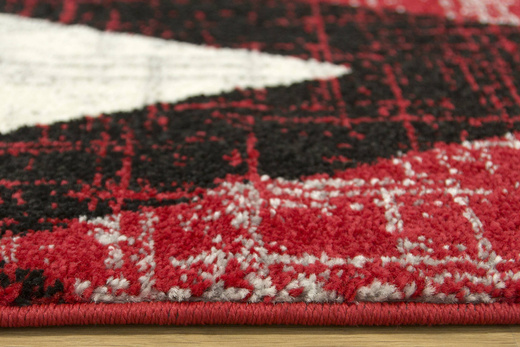 Dywan Sumatra D581A white/red Czerwony Szary Czarny
