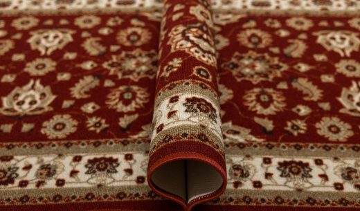 Chodnik Antypoślizgowy Antico 31 Bordo Ornament szerokość 100 cm