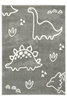  Dywan Dziecięcy Lima C879A l.grey/cream Dinozaury Szary Krem