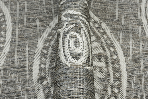 Antypoślizgowy Dywan FLEX 1907/P91 Brąz Szary Coffee