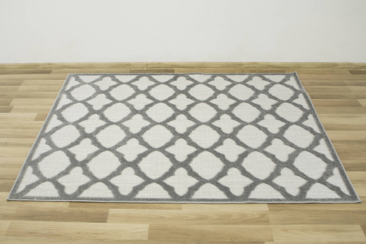 Dywan Sznurkowy Stella D403A d.grey/l.grey Koniczyna Marokańska Szary