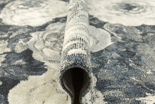 Dywan WORLD 78316/892 Kwiaty Niebieski Beż Krem