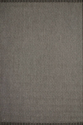 Dywan Dwustronny Sznurkowy Brussels 205668/10110 Night Antracyt Krem Romby Kratka Outdoor