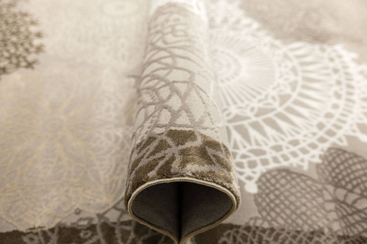 Dywan Modena 4475 grey/vizon Beż Krem Rozety