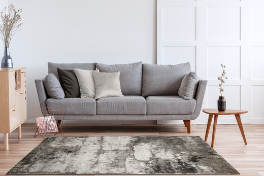 Dywan Ponte N840A l.grey/d.grey Szary Brąz Beton