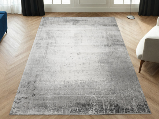 Dywan Nantes NT019G Grey/Grey Szary Krem Ornament Beton