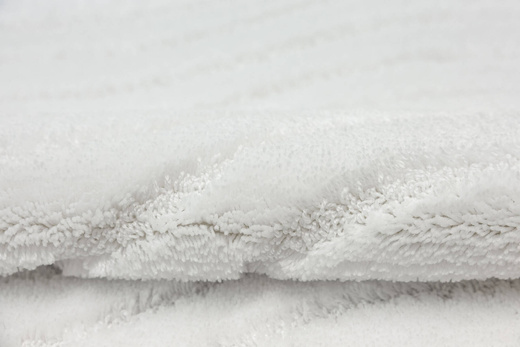 Dywanik Łazienkowy Antypoślizgowy Sara White Biały Fale