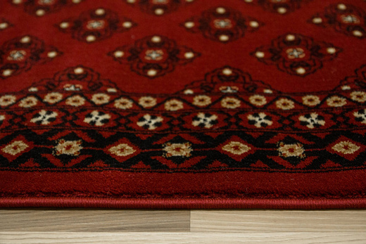 Dywan Ornamentowy Afgan 3099A red/black Czerwony Czarny