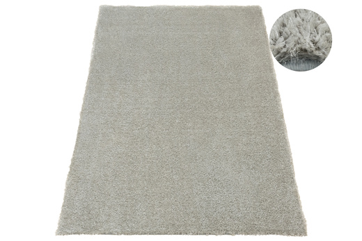 Wykładzina Luksusowa Shaggy Silky 72 Srebrzysty Szary szerokość 4 m