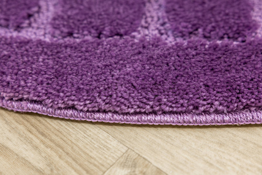 Dywanik Łazienkowy Antypoślizgowy Ocean Fiolet Owalny