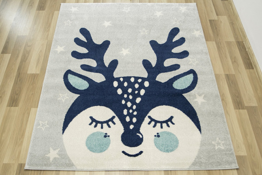 Dywan Emily Kids 5766A d.blue/l.gri Jelonek Gwiazdki