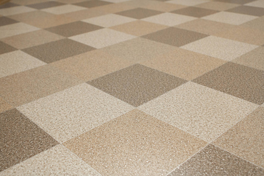 Wykładzina PCV Actual Plus Ice Diamond 7193 Beż Brąz Romby szerokość 3 m