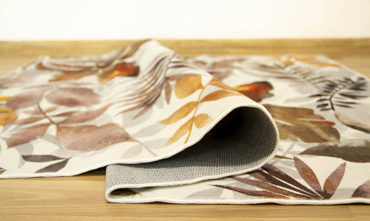 Dywan Summer Liście Beż Antypoślizgowy