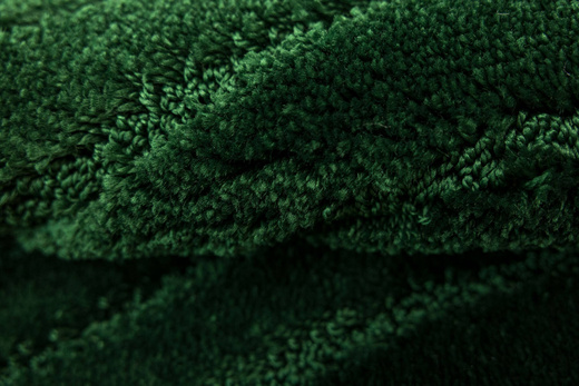 Dywanik Łazienkowy Antypoślizgowy Sara Dark Green Butelkowa Zieleń Fale