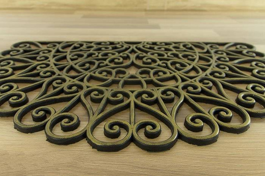 Antypoślizgowa wycieraczka Iron Mat Gold 3 półokrągła