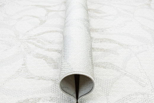 Dywan Sznurkowy Haga 04720A l.grey/cream Szary Beż Krem Kwiaty Outdoor