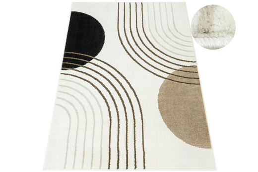 Dywan Clara 02924A cream/beige Beż Krem Geometria