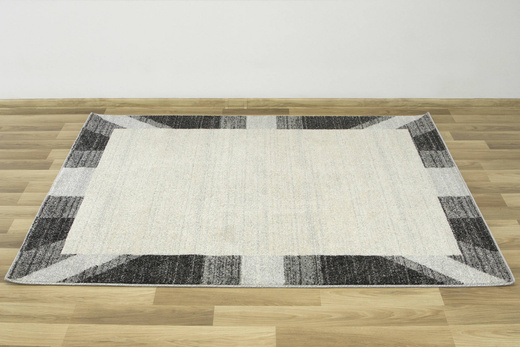 Dywan Dutch Level A171A cream/black Czarny Grafit Krem