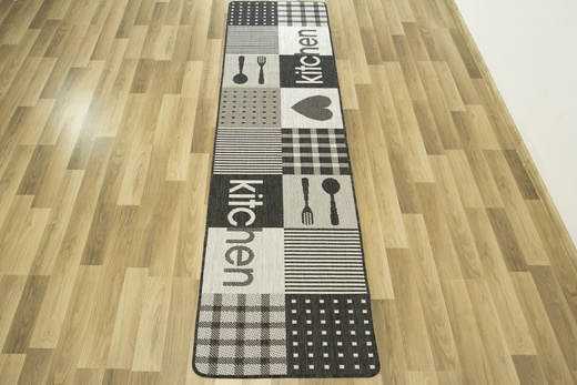 Antypoślizgowy Dywan Kuchenny Flex 19053/08 grey