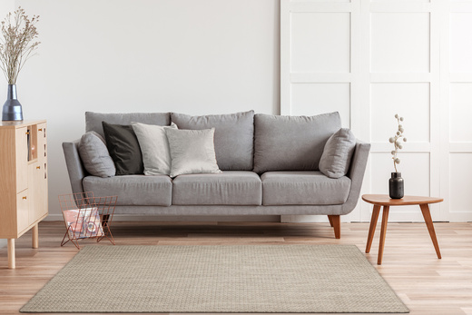 Antypoślizgowy Dywan Scandigel 5787/UT6D Brąz Beż Gruby Splot