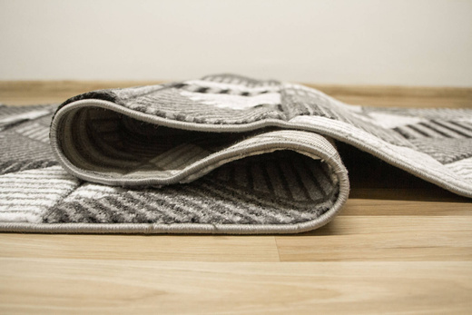 Chodnik Amelia A632A Grey Szary Linie Paski Kreski szerokość 80 cm