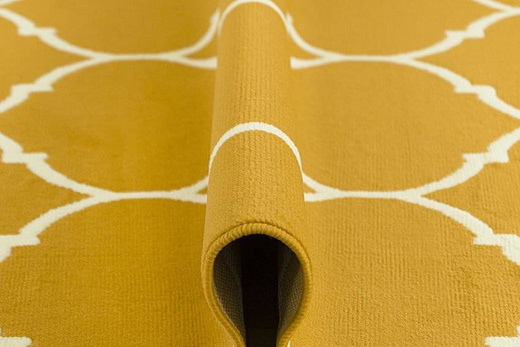 Dywan LUNA 502682/89955 mustard koniczyna