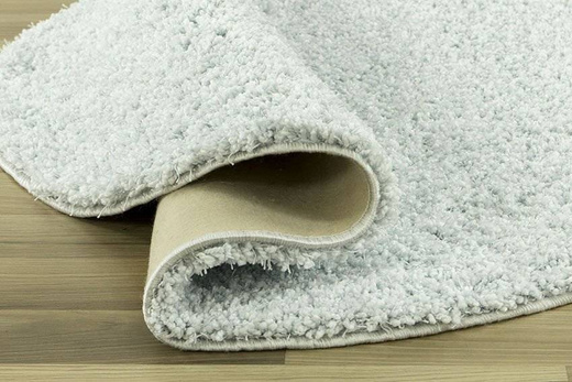 Okrągły Dywan Shaggy Allure 73 błękitno-szary