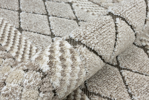 Chodnik Fashion 32009/120 Romby Krem Beż szerokość 100 cm