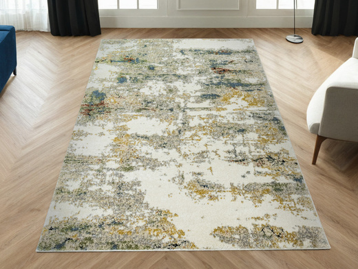 Dywan Bosa K424A cream/beige Kremowy Szary Abstrakcja