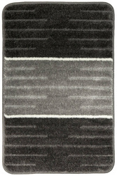 Dywanik Łazienkowy Como Grey Szary Krem Pasy