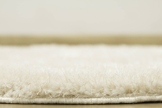 Okrągły Dywan Shaggy S001a J-beige Krem