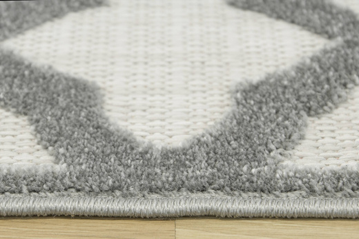 Dywan Sznurkowy Stella D403A d.grey/l.grey Koniczyna Marokańska Szary