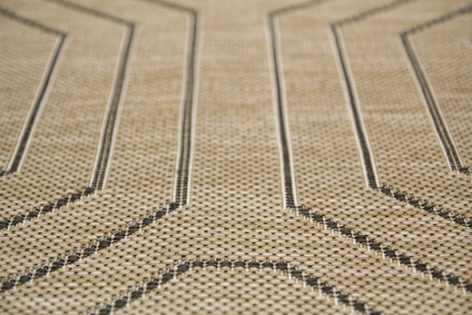 Zewnętrzny Dywan Sznurkowy Jeans 19013/P01 w Heksagony