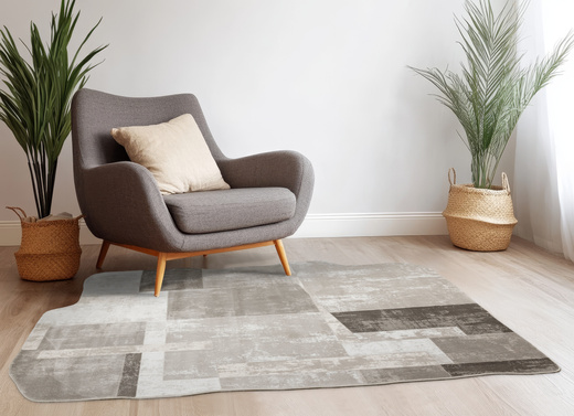 Dywan Selena GS004A Cream/Beige Szary Beżowy Ksztalt