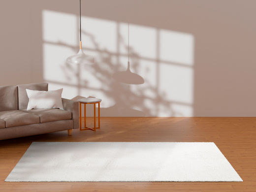 Dywan Shaggy Dreamland 60 Krem na filcu