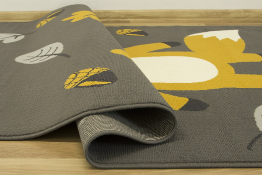 Dywan Kids 534431/89915 grey/mustard Lisek